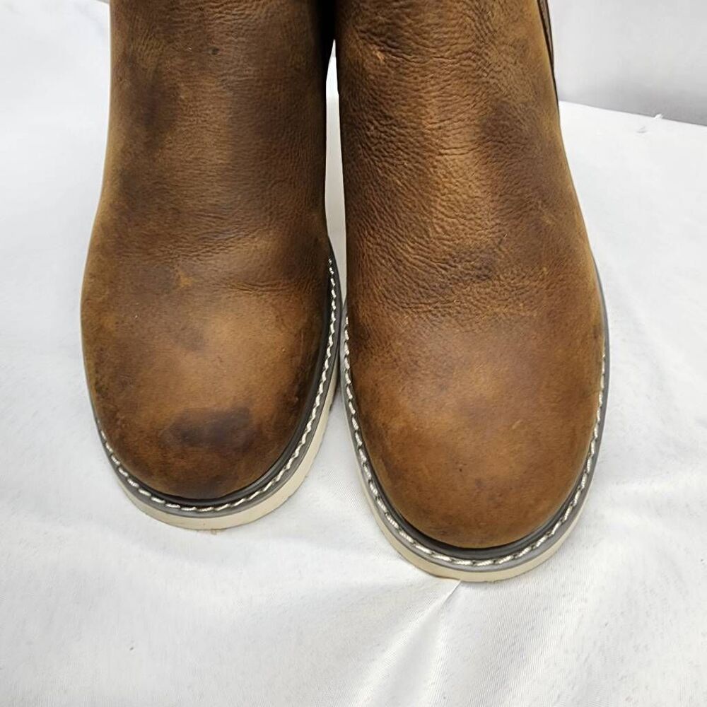 Wolverine Chelsea Soft Toe Work Boots Brown Leather Waterproof Mens 12M - Picture 9 of 10